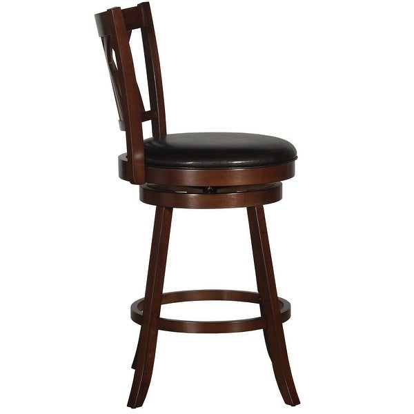 Hillsdale Furniture Tateswood Wood Swivel Stool， Cherry