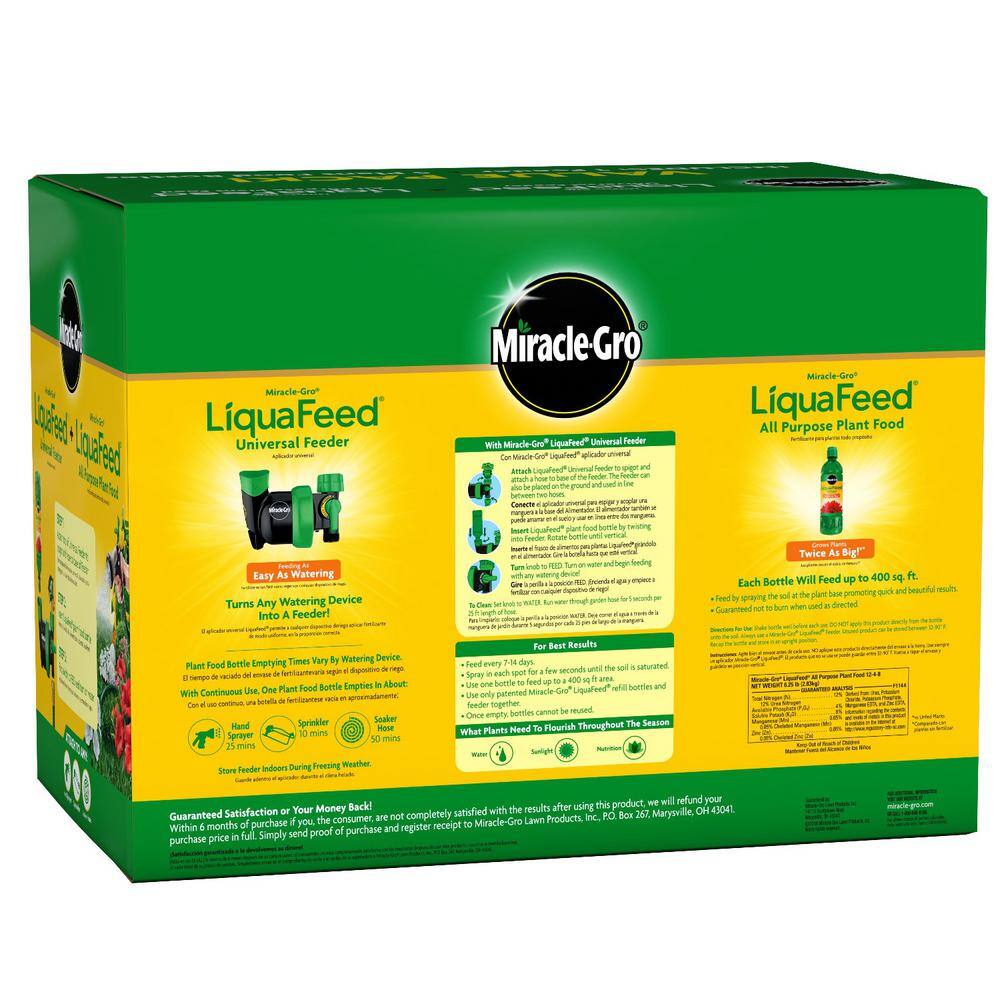 Miracle-Gro Miracle Gro LiquaFeed Universal Feeder and Miracle Gro LiquaFeed All-Purpose Plant Food 3004210