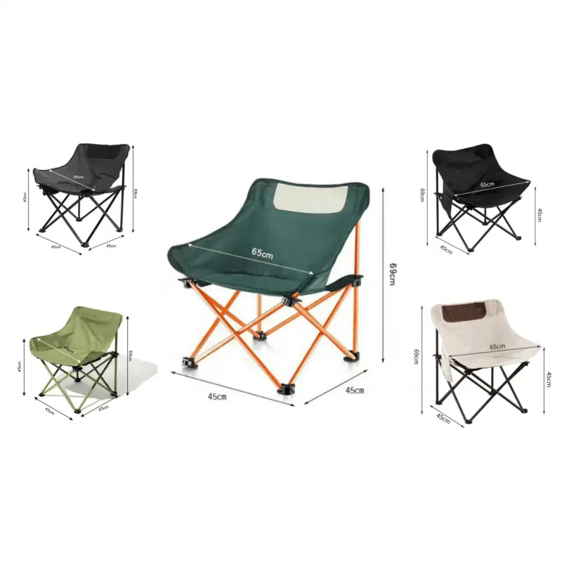 Polar Everest NEW Folding moon chair lightweight camping accessories outdoor furniture portable chair for hiking travel picnic