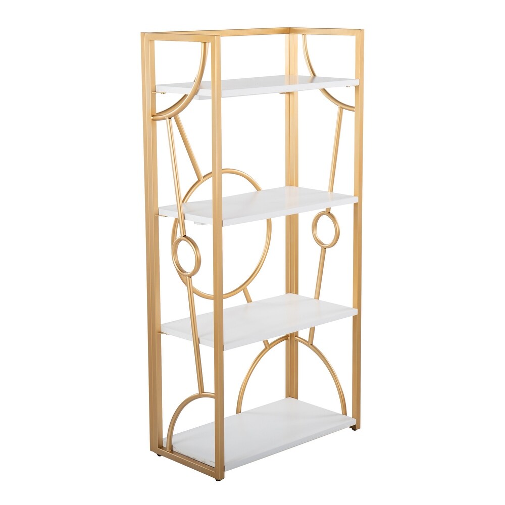 Silver Orchid Loretta Bookcase