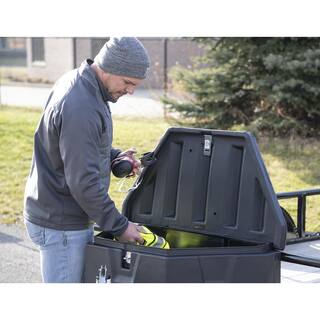 Buyers Products Company 18 in. x 19 in. x 36 in. Matte Black Plastic Trailer Tongue Truck Tool Box 1701680