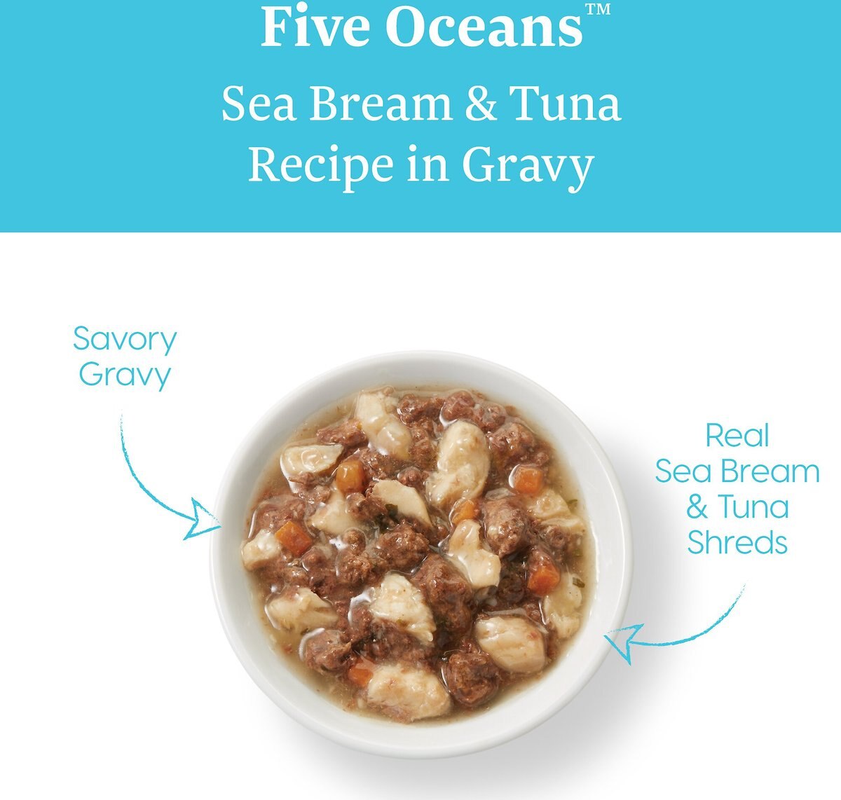 Solid Gold Five Oceans SeaBream and Tuna Recipe in Gravy Grain-Free Canned Cat Food