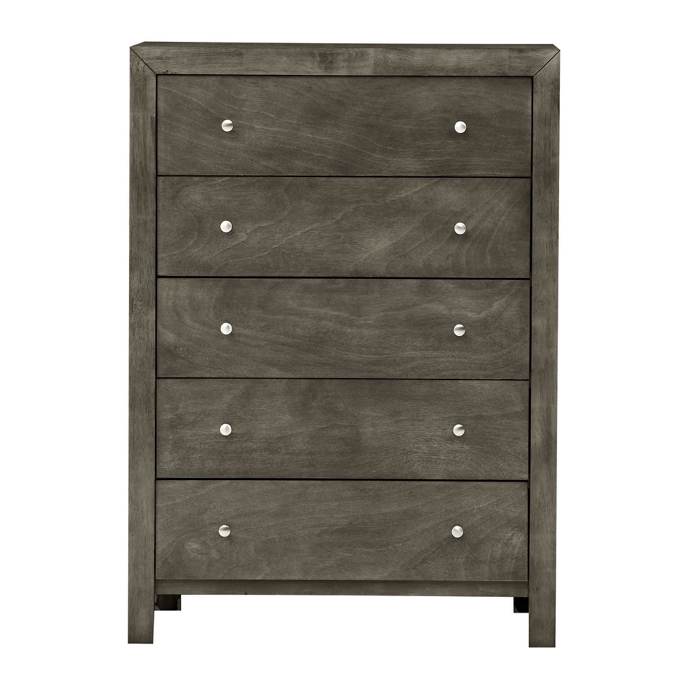 Burlington 5 Drawer Chest of Drawers (34 in L. X 17 in W. X 48 in H)