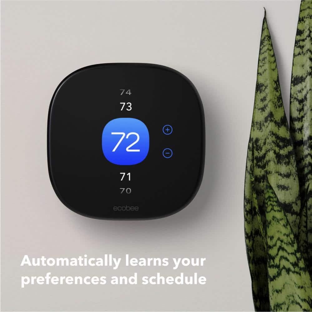 ecobee Smart Thermostat Enhanced Programmable Wifi Works with Siri Alexa Google Assistant Energy Star Certified Smart Home