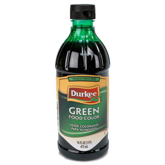 Durkee Green Food Color  16 Fluid Ounces  6 per ca...