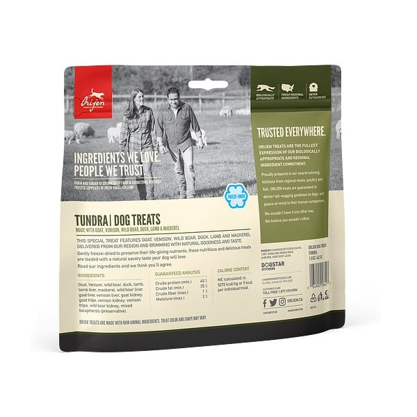 Freeze Dried Tundra Dog Treats;