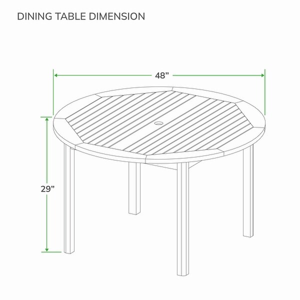 Cambridge Casual Leon 5piece Teak Dining Set