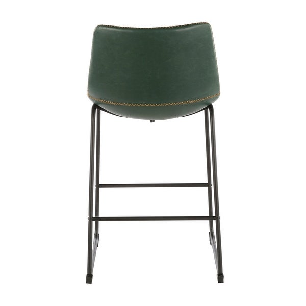 Carbon Loft Richard Industrial Counter Stool (Set of 2)