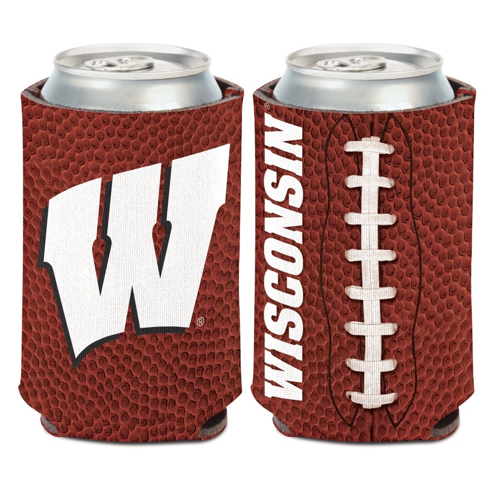 Wisconsin Badgers Football 12oz Can Cooler