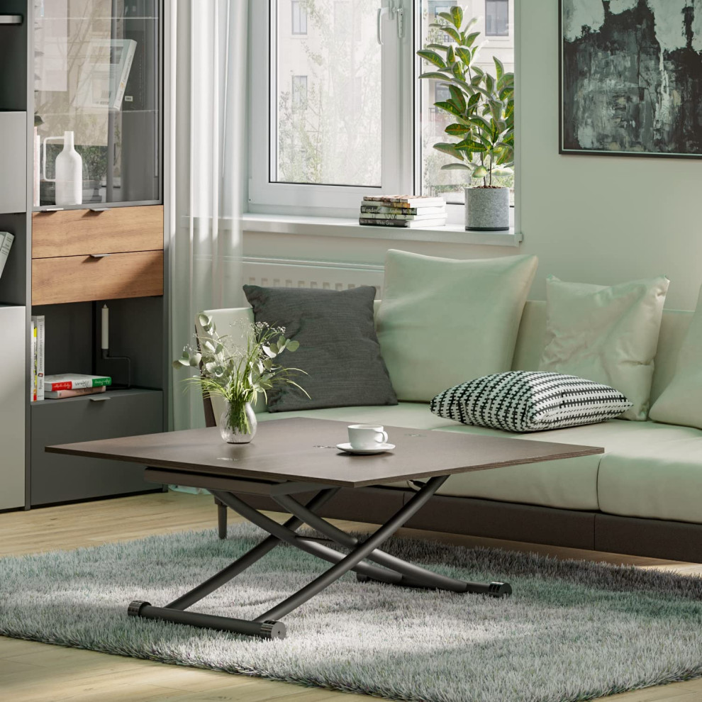 Height Adjustable  Expandable Top Coffee Table for Living Room   Transitional   Coffee Tables   by Imtinanz  LLC  Houzz