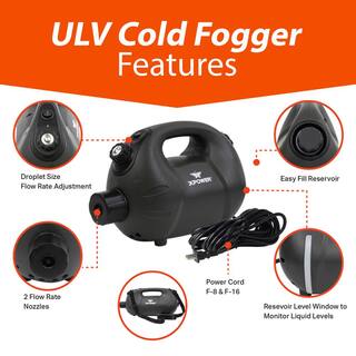 XPOWER Ultra Low Volume Commercial 29.4-Volt Lithium-Ion Cordless Electric Cold Fogger with 135 W-h Battery and Charger F-16B