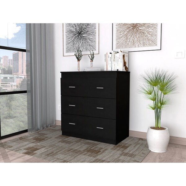 Minimalist Style 3-Drawers Dresser Chests for Bedroom， Modern Storage Dressers Organizer for Living Room， Hallway - - 37828083