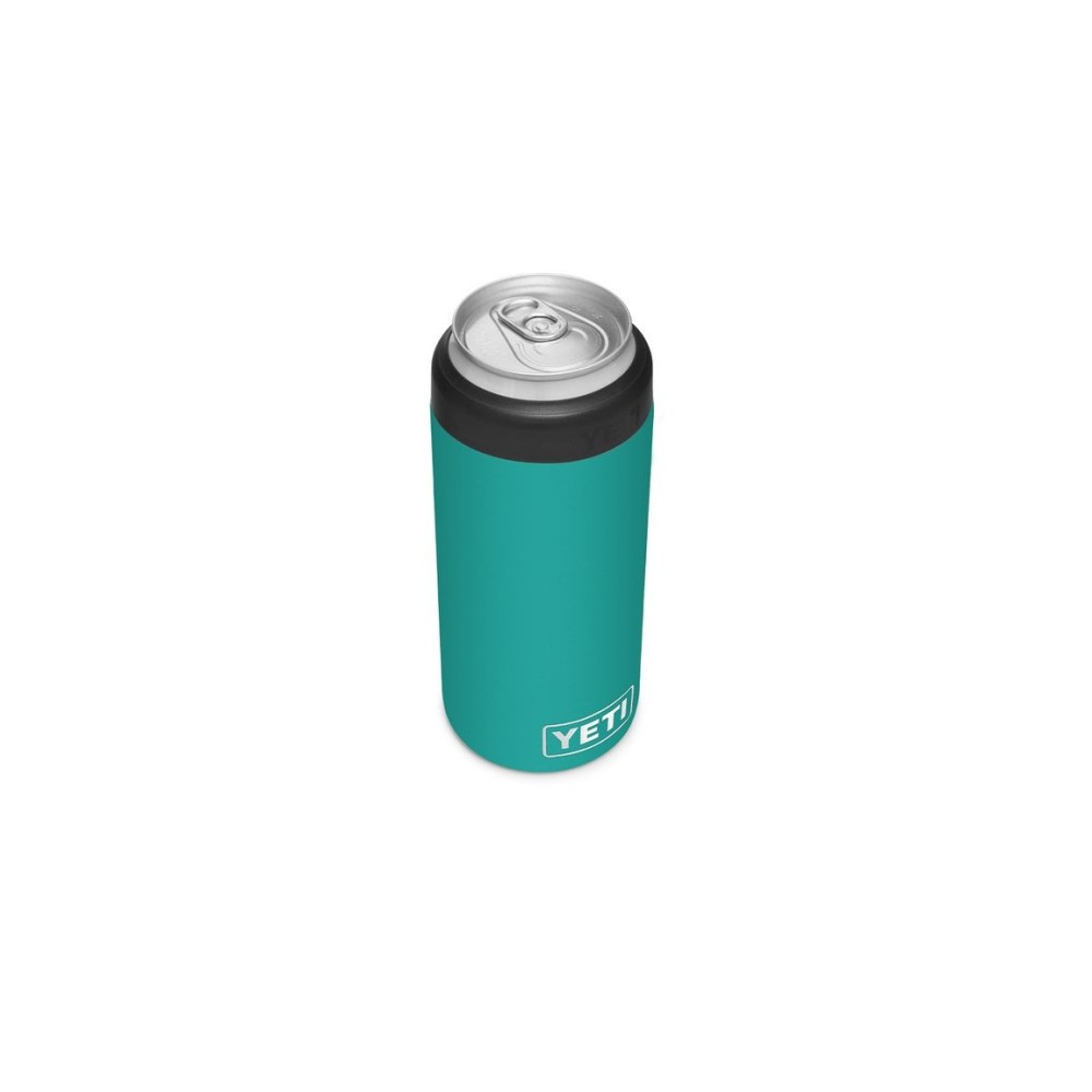 Yeti Rambler Colster Slim Can Insulator 12oz， Aquifer Blue