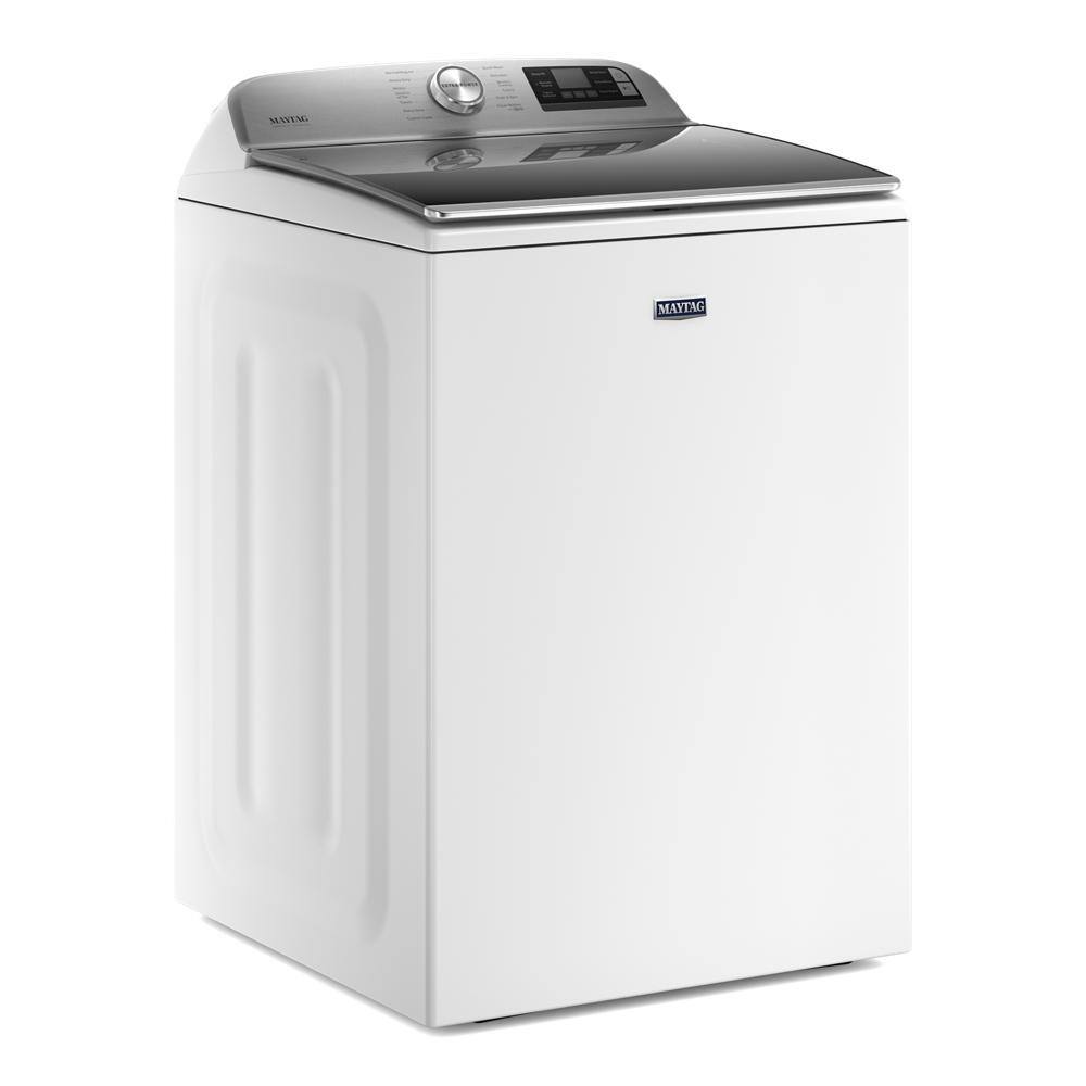 Maytag 5.3 cu. ft. Smart Capable White Top Load Washing Machine with Extra Power Button ENERGY STAR MVW7232HW