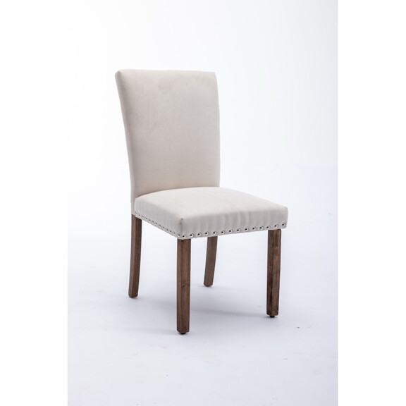 Classic Upholstered Accent Dining Chair  Single Pa...