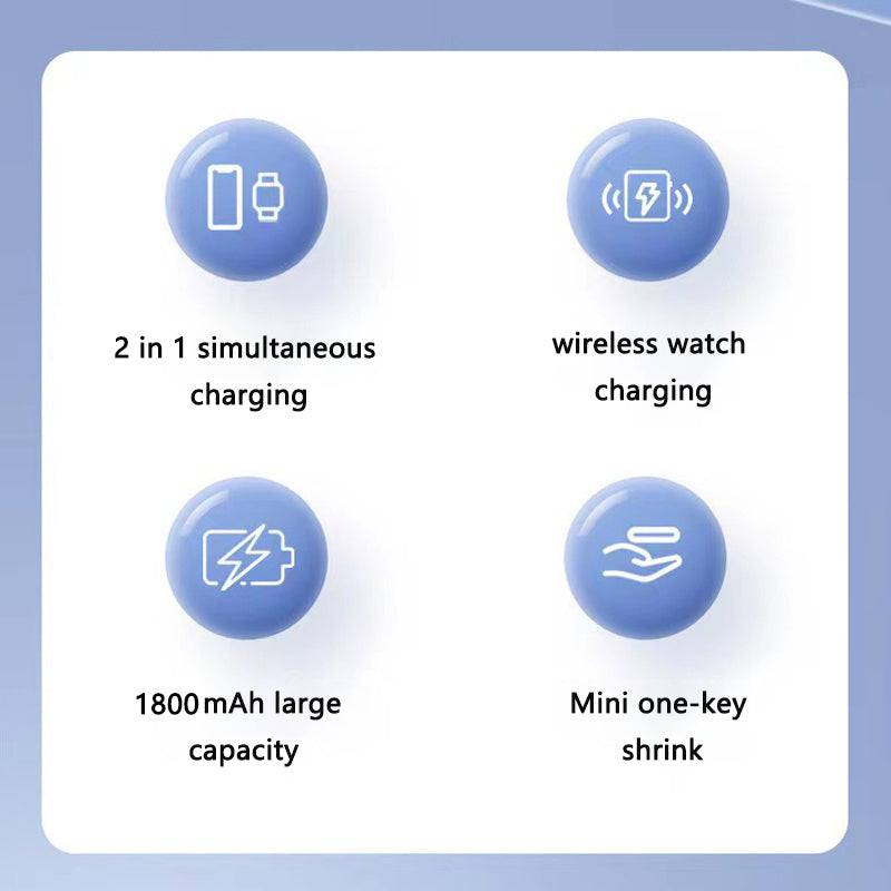 💥New Release In 2023, Low Price Promotion💥 Applicable To Apple Huawei Mobile Watch Mini Keychain Portable Power Bank👇👇👇