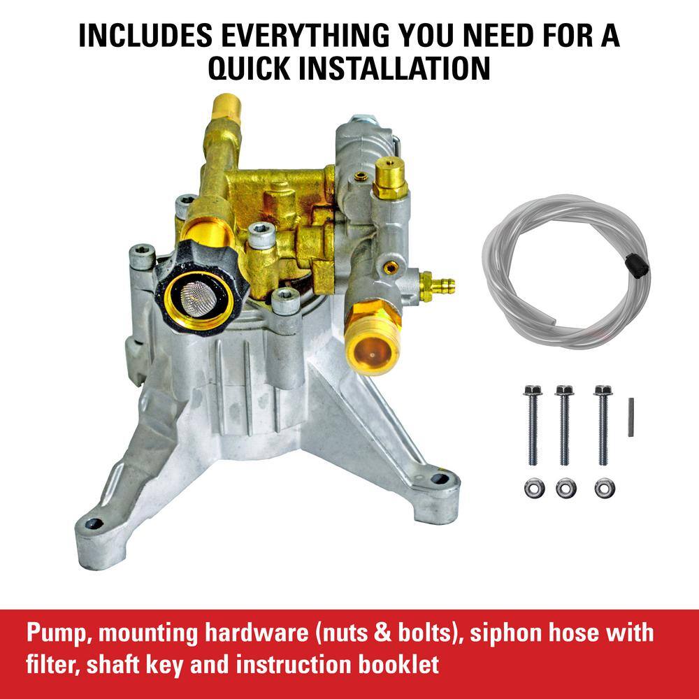 SIMPSON OEM Technologies Vertical Axial Cam Pump Kit 90027 for 3300 PSI at 2.4 GPM Pressure Washers 90027