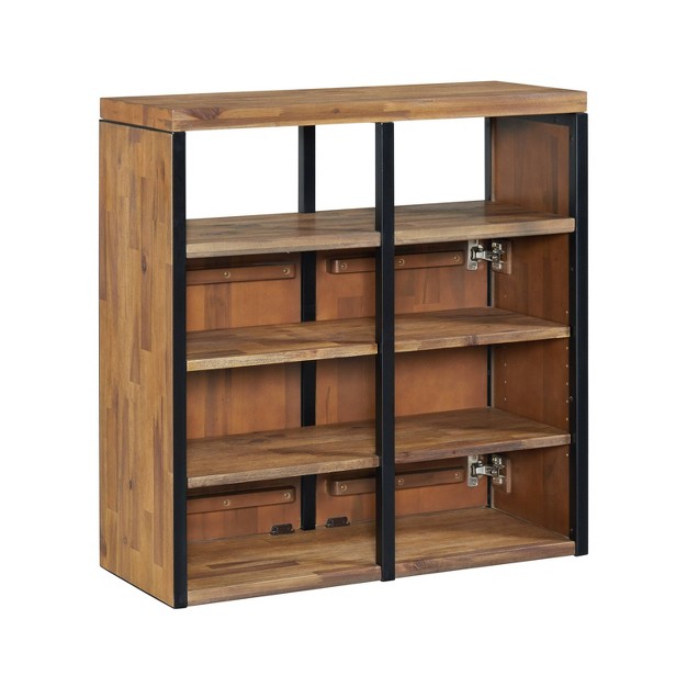 Lloyd Shoe Storage Cabinet Natural Alaterre Furniture