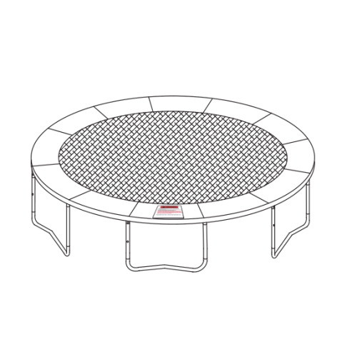 Jumping Mat for 12ft Trampoline Sw000032 MX287518A...