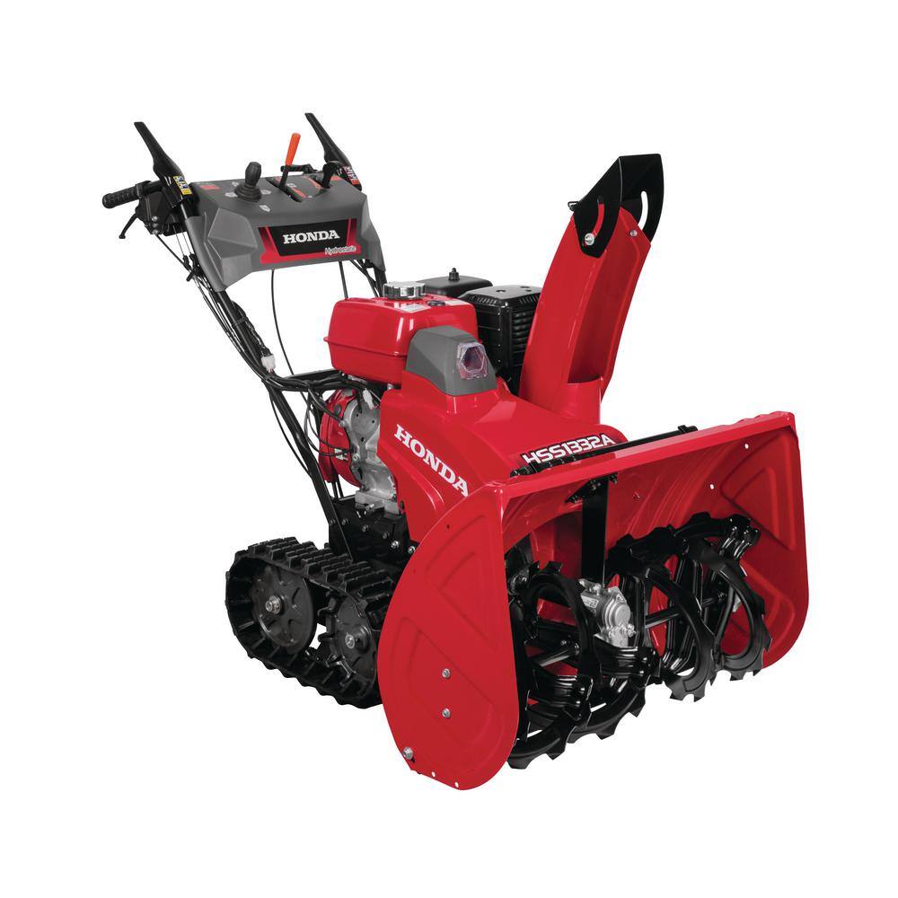 Honda 32 in. Hydrostatic Track Drive 2-Stage Gas Snow Blower with Electric Joystick Chute Control HSS1332AAT