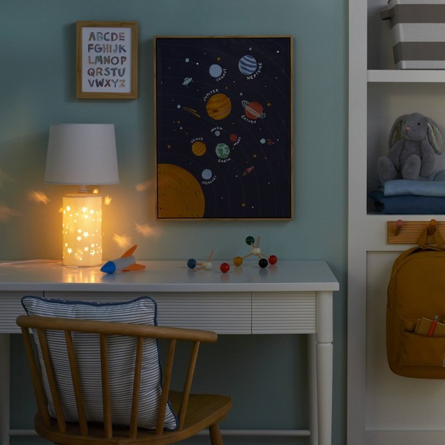 2 in 1 Starry Kids x27 Table Lamp White