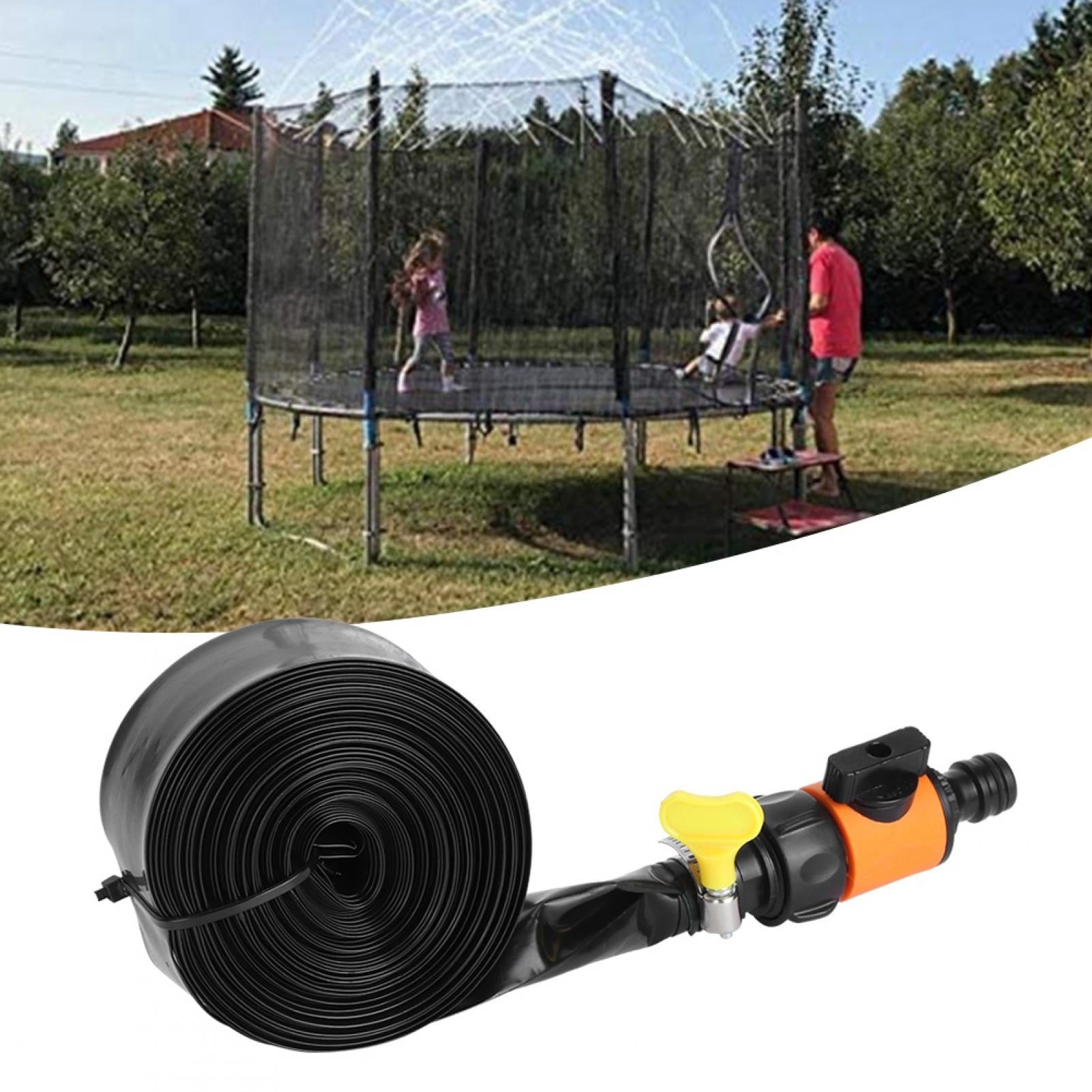 Trampoline Sprinkler， PVC Outdoor Water Sprinkler， Garden Watering Kids Patio For Children 15m