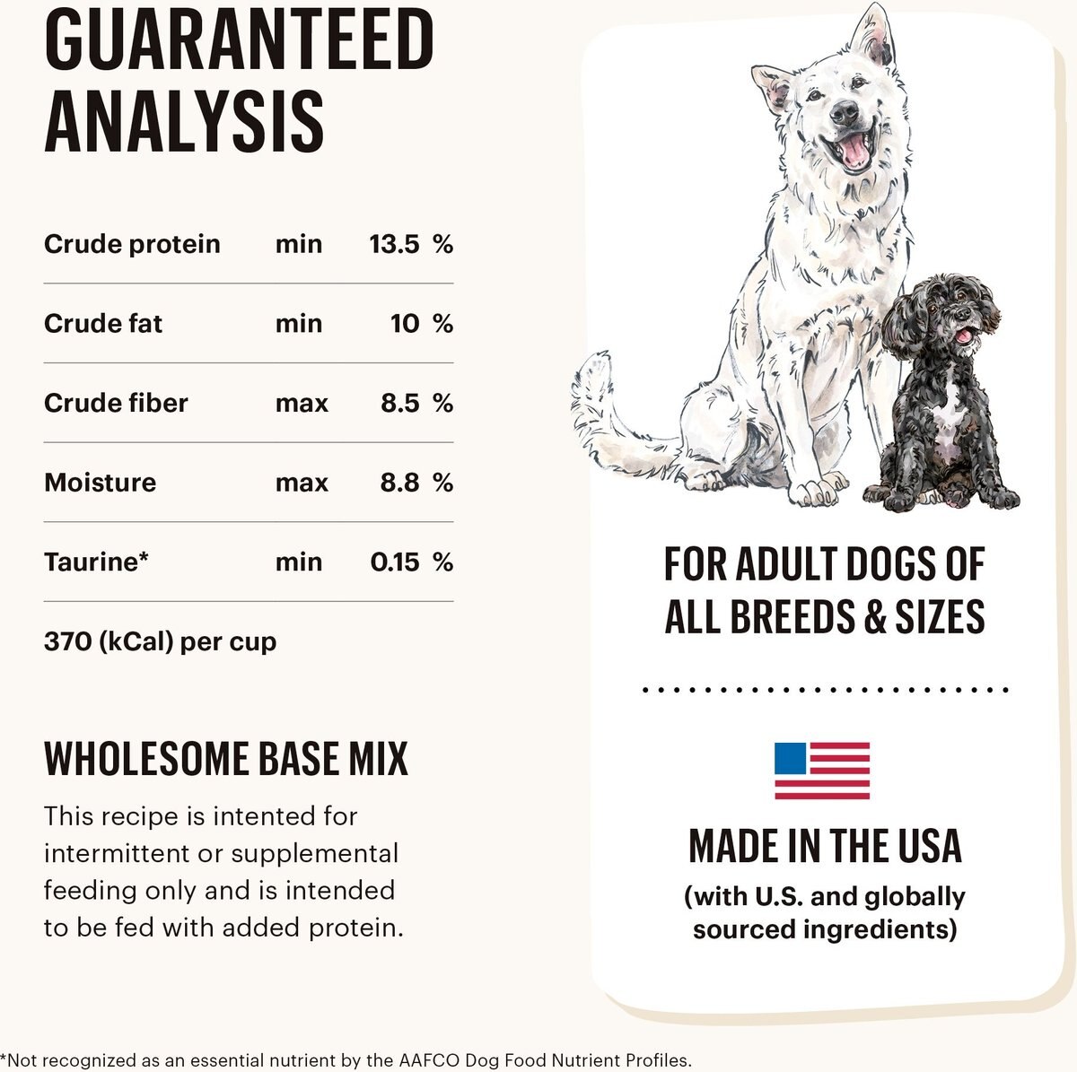 The Honest Kitchen Veggie， Nut and Seed Grain-Free Dehydrated Dog Food Base Mix