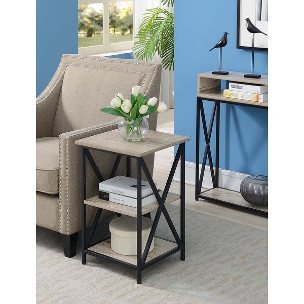 Carbon Loft Ehrlich 3 Tier End Table with Shelves