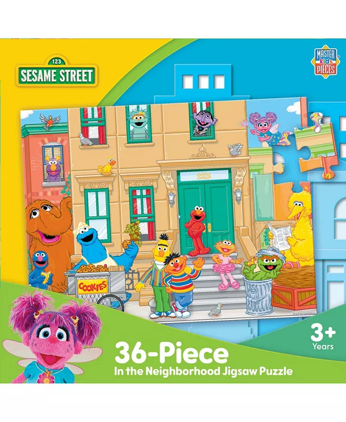 MasterPieces Puzzles 36 Piece Jigsaw Puzzle - Sesame Street In The Neighborhood