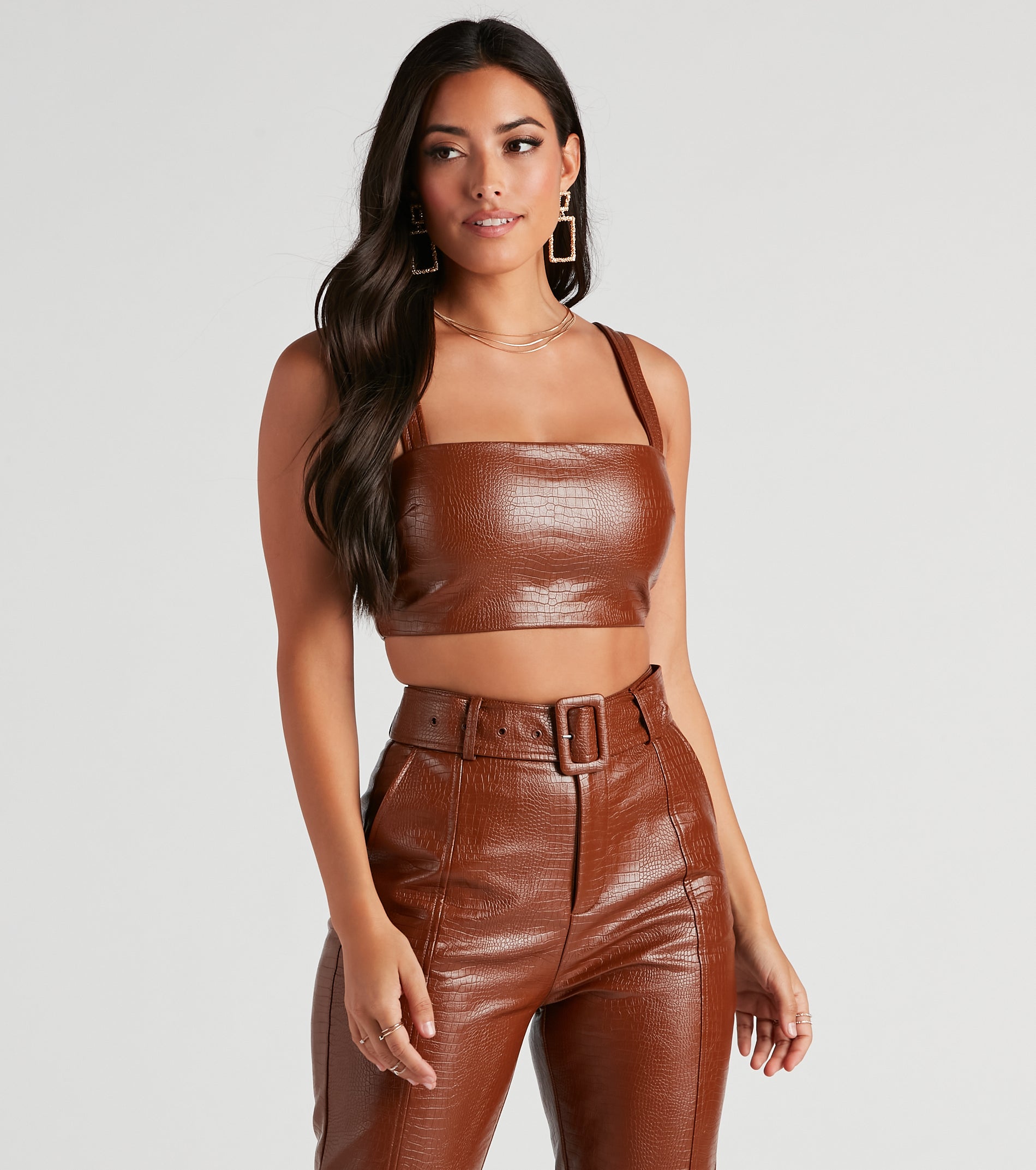 Sleek And Stylish Moves Crop Top