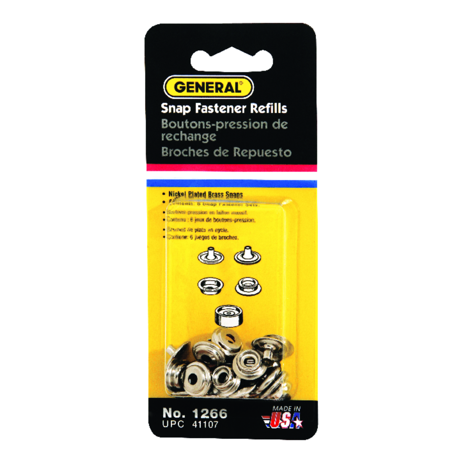 General Brass Grommet Refill 1 pk