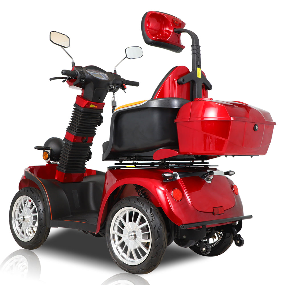 4 Wheel Mobility Scooter for Adults Seniors and Eldely,Adult Electric Powered Wheelchair Device, Electric Powered Wheelchair Device