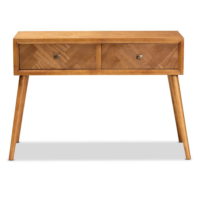 Baxton Studio Mae Brown Console Table