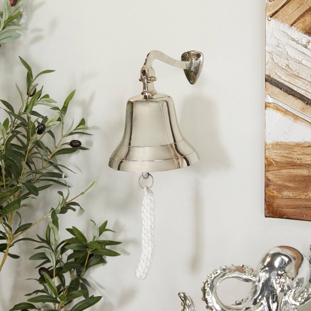 Brass Decorative Bell With Rope Detail Olivia amp May