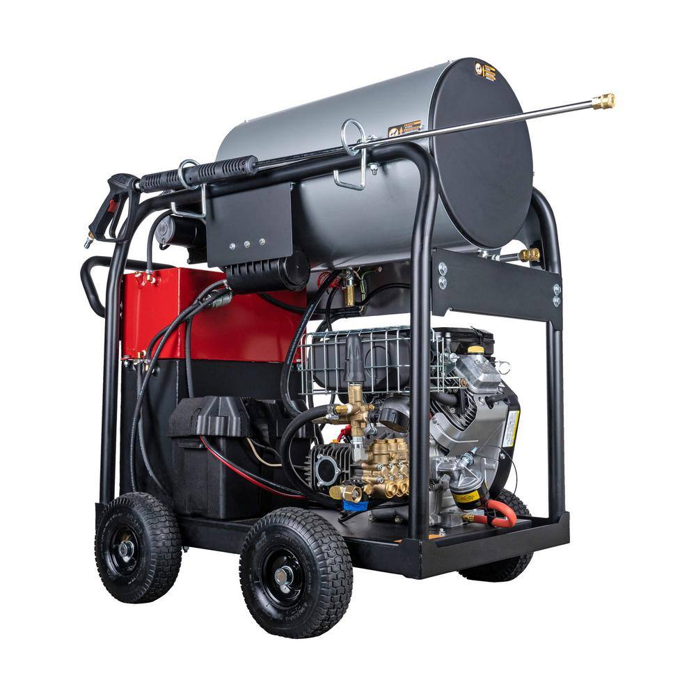 SIMPSON Big Brute 4000 PSI 4.0 GPM Gas Hot Water Pressure Washer with VANGUARD V-Twin Electric Start Engine 65105