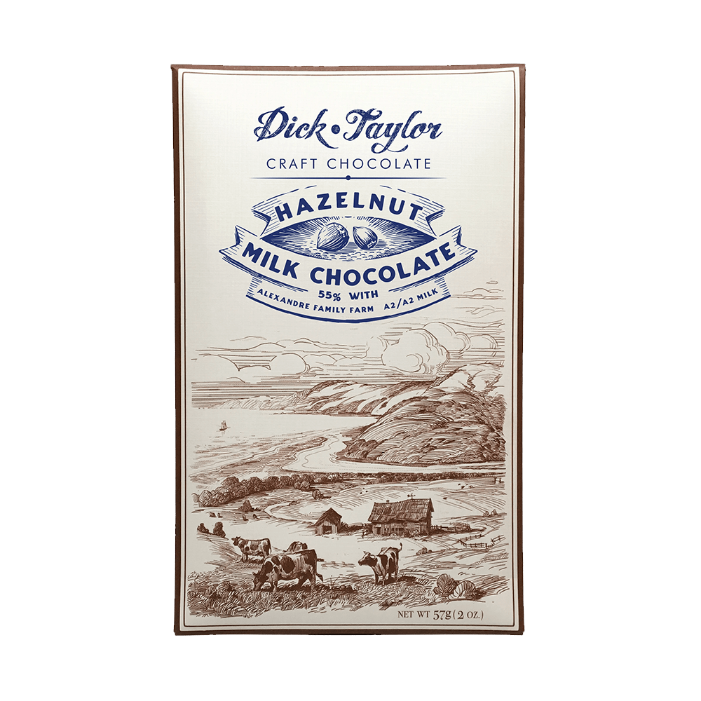 Dick Taylor Hazelnut Milk Chocolate Bar