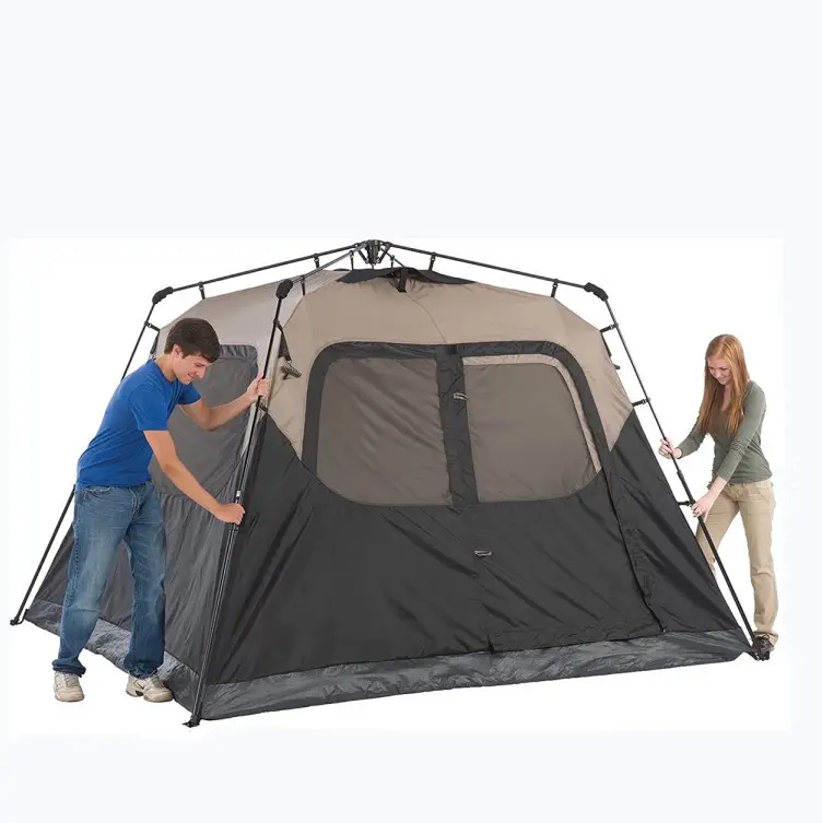 Outdoor camping Automatic Pop Up Tents with Vestibule Waterproof Tent with Instant Setup in 60 Seconds