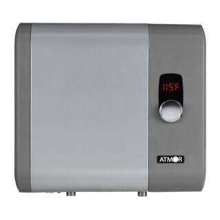 ATMOR 18kW 3.73 GPM Residential Electric Tankless Water Heater Ideal for 1 Bedroom Home or Up to 3 Simultaneous Applications AT-18WH-HD