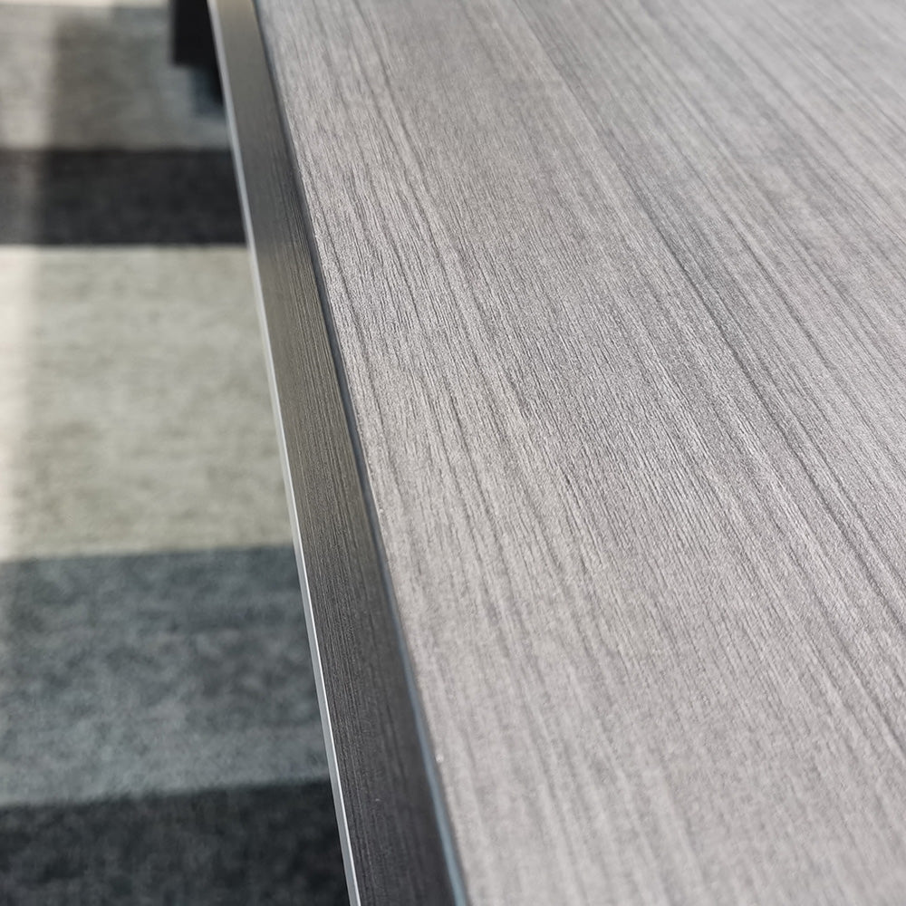 MATEES Boardroom Table 2.8M - Grey/ Brown