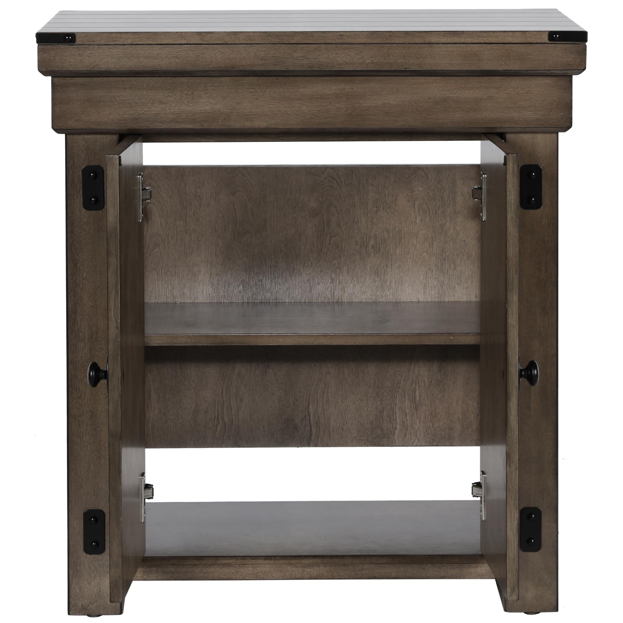 Flipper by Ollie and Hutch Wildwood 20 Gallon Aquarium Stand， Rustic Gray