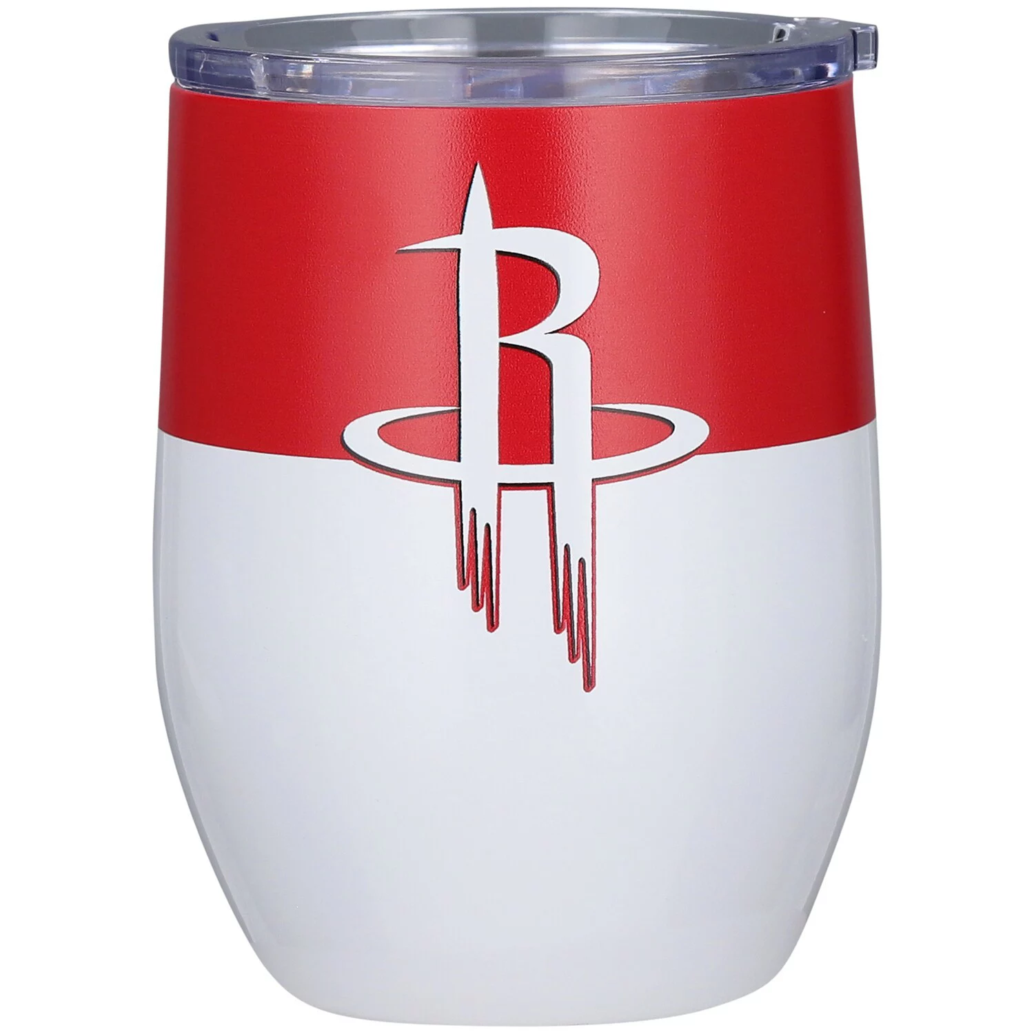 Houston Rockets 16oz. Colorblock Stainless Steel Curved Tumbler