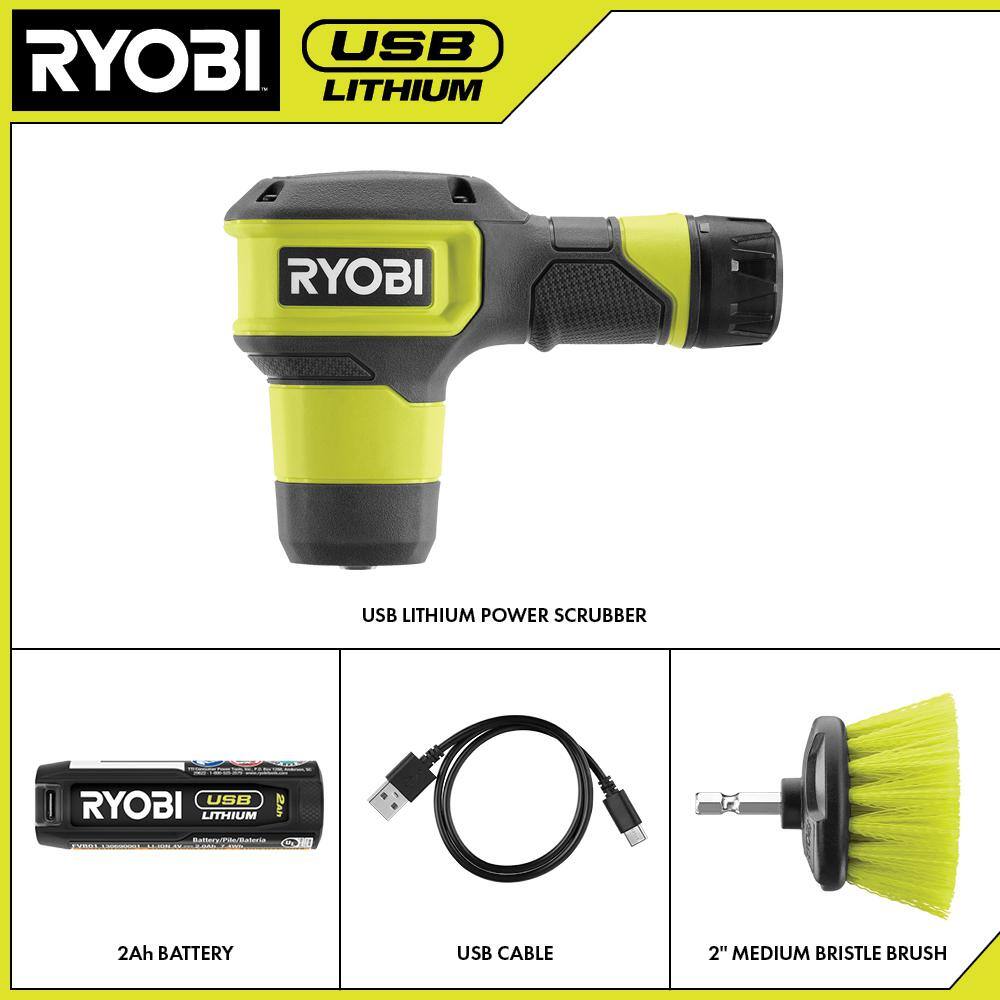 Ryobi Multi-Purpose Cleaning Kit (4-Piece)