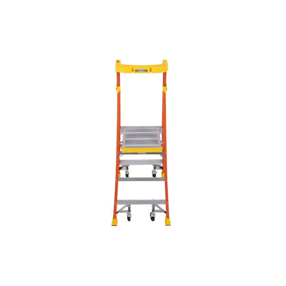 Podium 3-ft Fiberglass 300-lb Type IA Platform Ladder ;