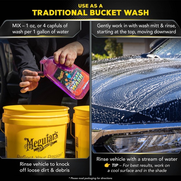 Meguiars 64oz Deep Crystal Car Wash