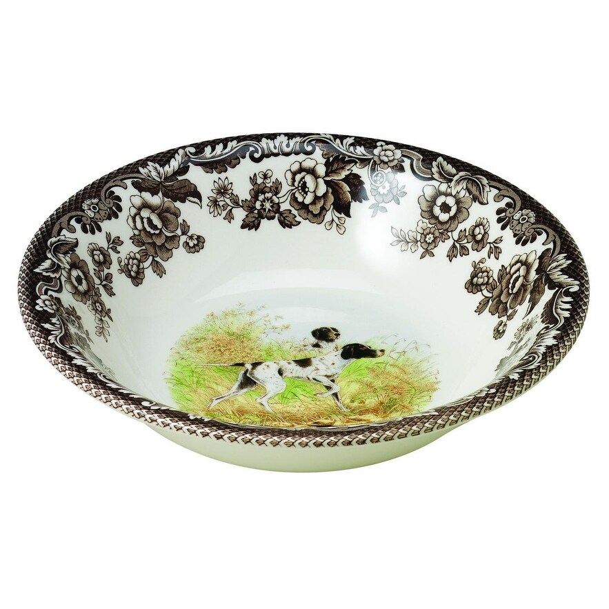 Spode Woodland Ascot Cereal Bowl Assorted Dogs   8 Inch