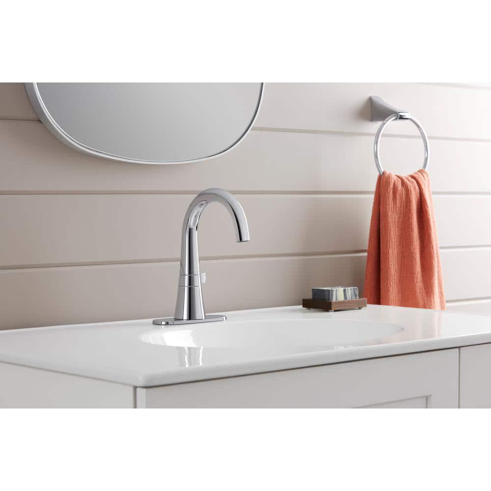 KOHLER Tocar Single Hole SingleHandle Bathroom Faucet in Polished Chrome