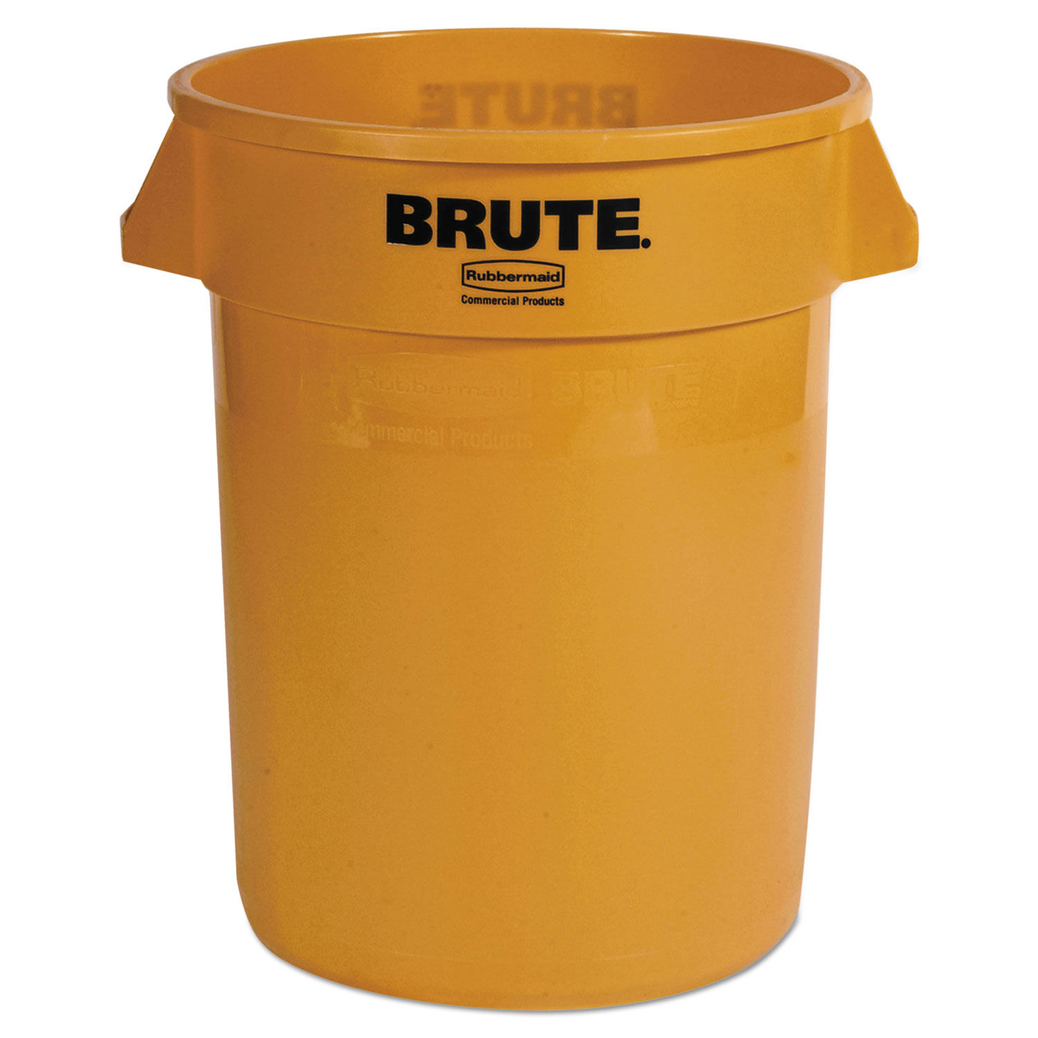 Vented Round Brute Container by Rubbermaidandreg; Commercial RCP2632YEL