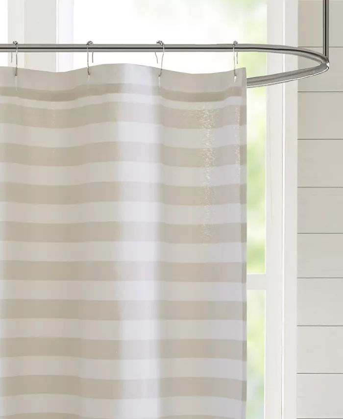 Madison Park Aviana Stripe Shower Curtain 72 x  72