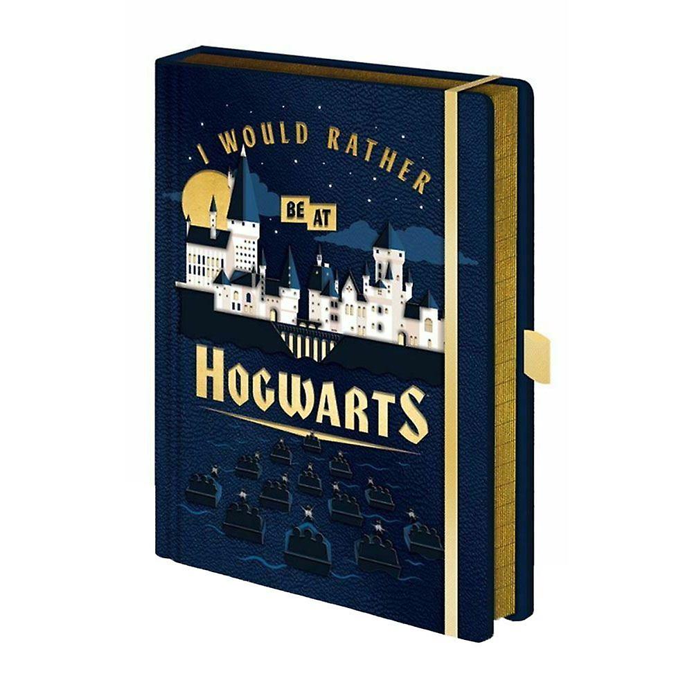 Harry Potter Rather Be At Hogwarts Premium A5 Notebook