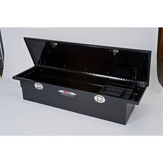 Delta 70 Gloss Black Aluminum Full Size Crossbed Truck Tool Box 1-351002